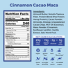 Cinnamon Cacao Maca Resist Bar - Ingredients & Net Carb Calculation