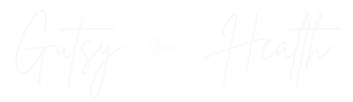 Gutsy Health Logo in White